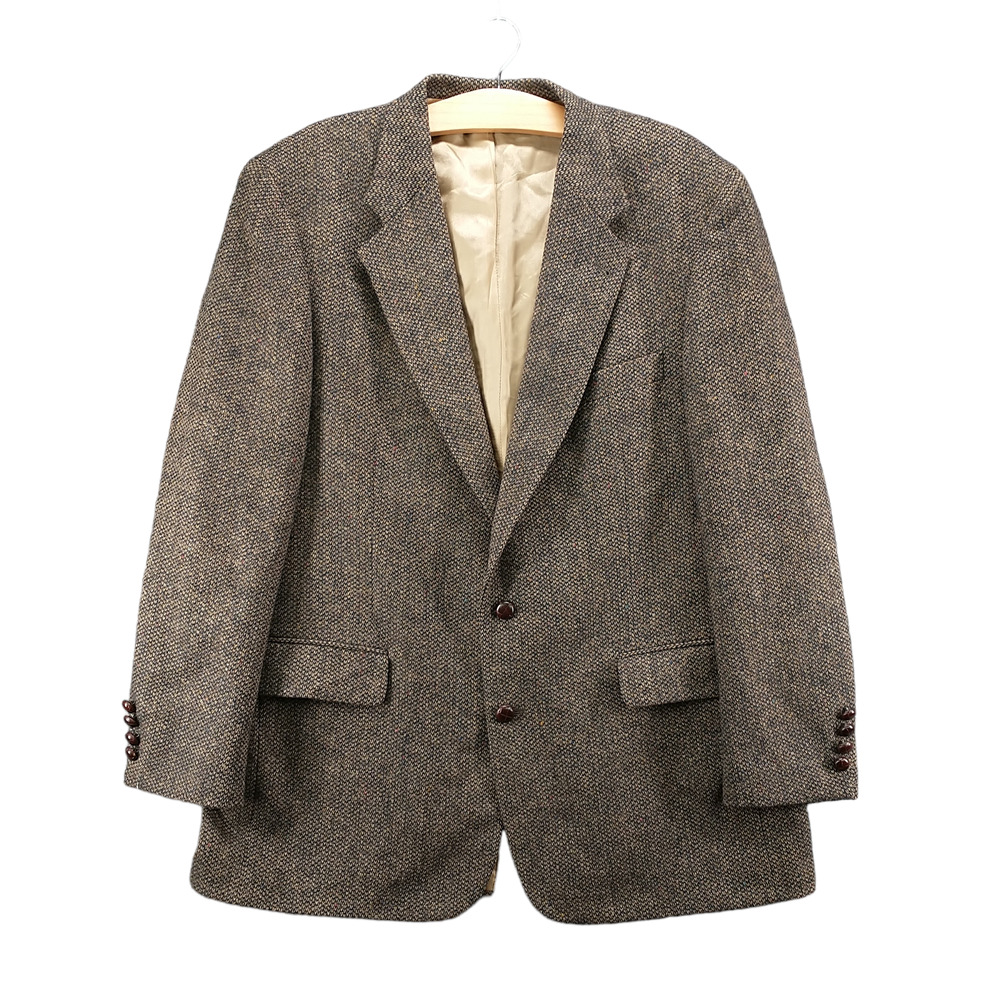 Robert Stock Men's Single Breasted Blazer Suit Jacket Multi 44L Wool